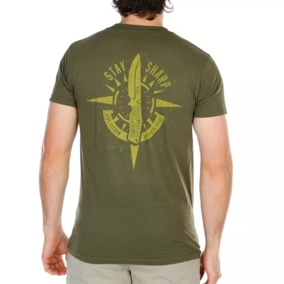 5.11 Tactical Men's Outdoor Stay Sharp Graphic Tee NWT - Picture 1 of 2